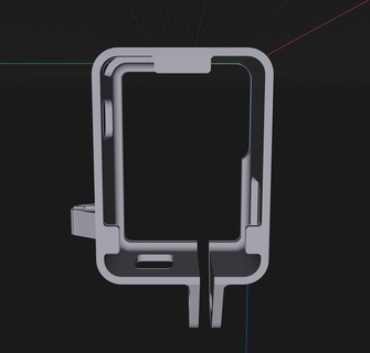 gopro herói 7 retrato suporte caso bainha gadget 3d print model - Mito3D