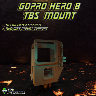 gopro kahraman 8 tbs filtre two way dikey yatay binmek çeşitli fpv mekaniği aksiyon kamera aksesuar dji model fotoğrafçılık dişli video 3d print model - Mito3D