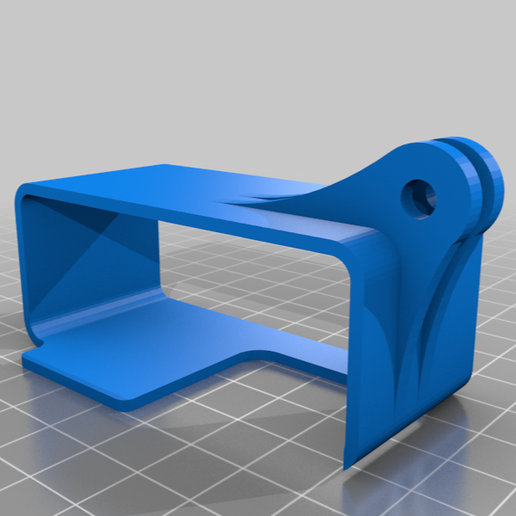 gopro Held 9 10 Vertikale montieren Fall Mantel horizontal fpv 3D print model - Mito3D