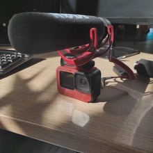 gopro Held 9 Fall Mantel Mikrofon Halter Unterstützung Gadget Mikro Griff mic Profi 3d print model - Mito3D