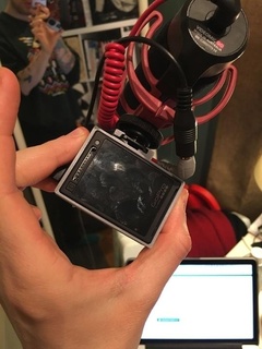 gopro hotshoe case audio mic camera 3d print model - Mito3D