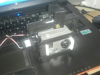 gopro micro servo gimbal Câmera quadcopter servos xy eletrônicos 3d print model - Mito3D