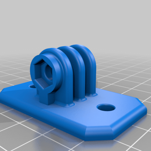 gopro mount camera 3D print model - Mito3D