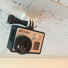 gopro mount drop ceiling gadget action cam camera 3d print model - Mito3D