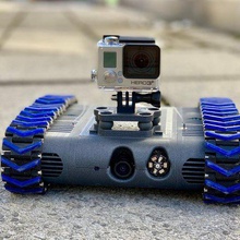 gopro mount fpv-rover gioco rc veicoli il serbatoio hero 3 fpv rover 3d print model - Mito3D