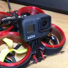 gopro montieren iflight Hummel Drohne Fixierung Cinewhoop 3d print model - Mito3D