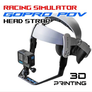 gopro pov head strap module-racing simulator 3d print model - Mito3D