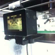 gopro print bed mount gadget video ultimaker 2 ultimaker2 dremel idea builder camera 3d print model - Mito3D