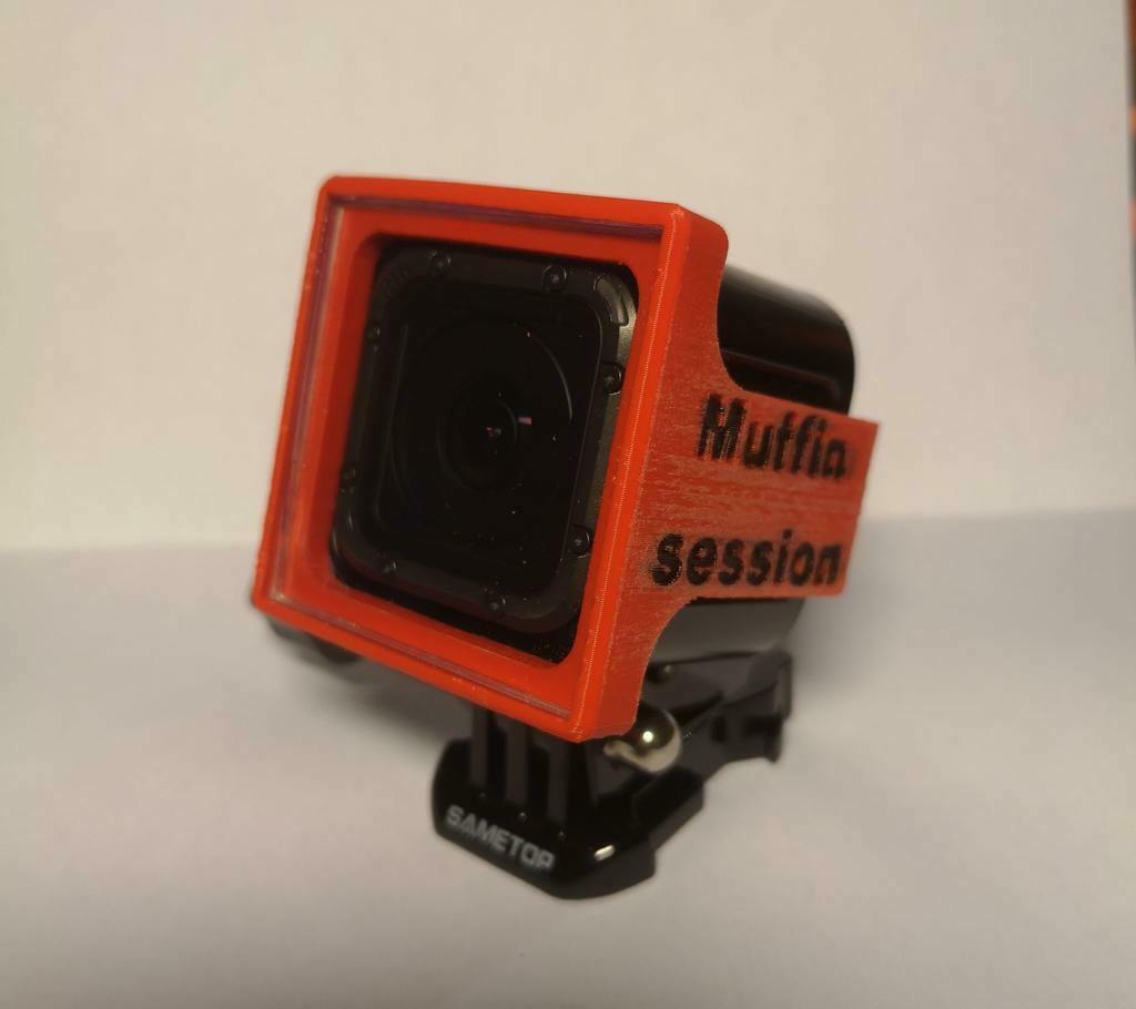 gopro sessione 4 5 lente scudo airsoft protettore paintball Accessori 3D print model - Mito3D