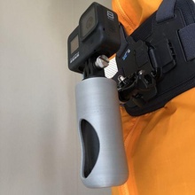 gopro shorty tripod chest mount gadget camera 3d print model - Mito3D