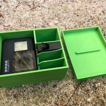 gopro 7 box di stoccaggio gadget fotocamera 3d print model - Mito3D