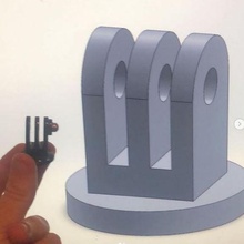gopro support 3d print model - Mito3D