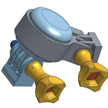 gopro girar tubo montar artilugio cámara 3d print model - Mito3D