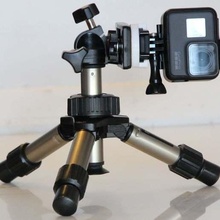 gopro tripod binmek gadget siyah kamera klips her0 5 kahraman 3d print model - Mito3D