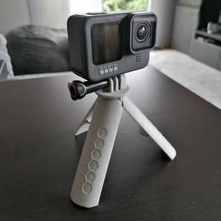 gopro treppiedi tripot telecamera video Fai sla foto fotografia 3d print model - Mito3D