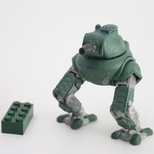 gorbo tankoped oyun bot mech minyatür robot ölçekli model supportless 3d print model - Mito3D