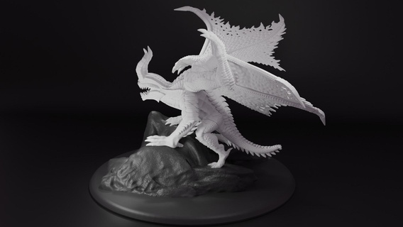 gore magala Art monster hunter video game ornament fan art 3d print model - Mito3D