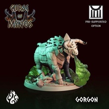 gorgon game fantasy god greece mechanical rpg bull minotaur patreon myth dnd foundry construct crippled cgf 3d print model - Mito3D