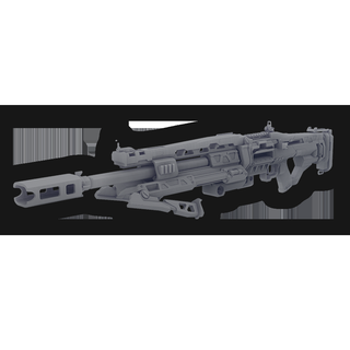 Gorgona ligero máquina pistola juego armas llamado deber llamada of rifle rifles asalto 3d print model - Mito3D