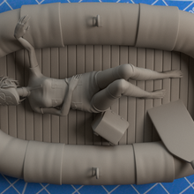 Gorillaz şehriye tekne 2d melankoli Tepesi müzik video sanatçı karakter 3d print model - Mito3D