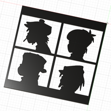 gorillaz demon days wall art justin bieber aesthetic tumblr boutique clothing brand design luxury accessories room logo music house 3d print model - Mito3D
