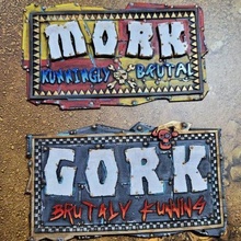 gork & mork plaques 3d print model - Mito3D