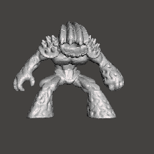 gormiti figure monstres ancien stl obj art 3d print model - Mito3D
