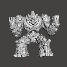 Gormiti Monster Zahl Kunst Spielzeug Minotaur Tier 3d print model - Mito3D