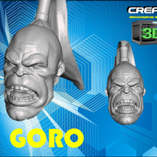 goro art figure 3d print model - Mito3D