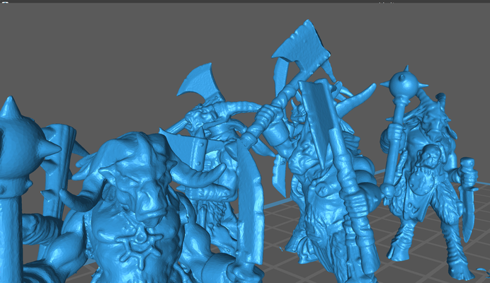 bataklık çift silahlar canavar adamlar oyun minyatür minyatürler minis mini sigmar kaos canavarlar of savaş oyunu oyunları aos yaş gor rol 3d print model - Mito3D