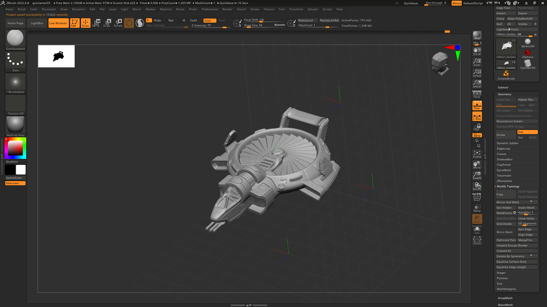 gossling vtol battletech diamond shark sea fox gossimer 3D print model - Mito3D