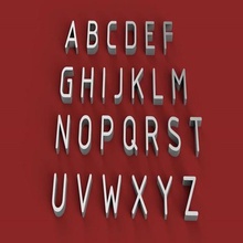hayalet tipi 3d harf dosya stl büyük çeşitli 3dletter 3dletters yazın dekorasyon kelimeler diğer araçlar ajans yazı tipleri dil işaret sembol mektup stlfile 3dmodel <url> alfabe mektuplar metin 3d print model - Mito3D