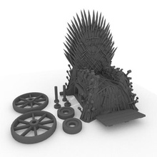 tenho farelo de meme trono ferro a moda cadeira rodas stark funcional 3d print model - Mito3D
