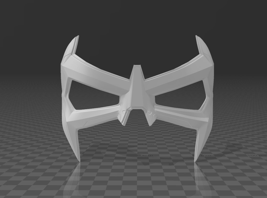 Gotham caballeros máscara Ala noche Robin cosplay dc historietas batman superhéroe súper héroe 3D print model - Mito3D
