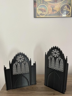 gothic cathedral necklace display non-commercial Home craft booth show ring earring jewelry 3d print model - Mito3D
