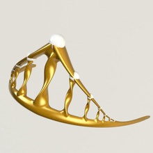 gótico coroa corona mitra coronet moda jóias acessórios 3d print model - Mito3D