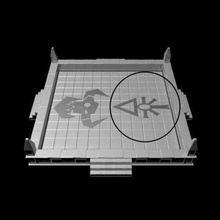 Gotik zar 2 Ekle yarım tepsi oyun 40k warhammer eldar 3d print model - Mito3D