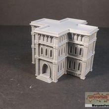 Gotico epico edificio 2 gioco battletech 6mm terreno 40k 8mm 3d print model - Mito3D