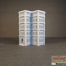 Gotico epico edificio 4 gioco battletech 6mm terreno 40k 8mm 3d print model - Mito3D