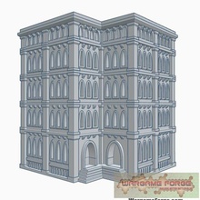 Gotico epico edificio 55 gioco battletech 6mm terreno 40k 8mm 3d print model - Mito3D