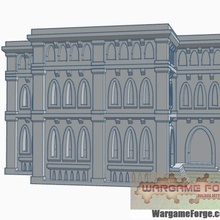 Gotico epico edificio 61 gioco battletech 6mm terreno 40k 8mm 3d print model - Mito3D