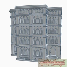 Gotico epico edificio 63 gioco battletech 6mm terreno 40k 8mm 3d print model - Mito3D