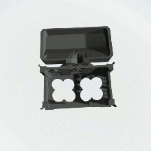 gótico inspirado de negocios titular la tarjeta casa oficina deco estilo juguete negro 3d print model - Mito3D