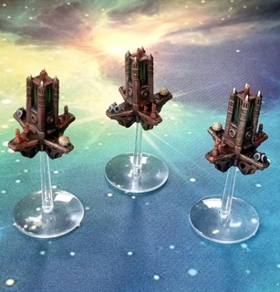 gótico nav bouy terreno jogos guerra frota batalha nave espacial modelagem espaço bilhões 3d print model - Mito3D