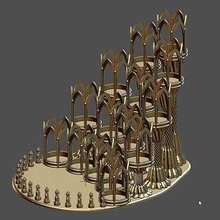 Gotico dipingere cremagliera arte utensili 3d print model - Mito3D