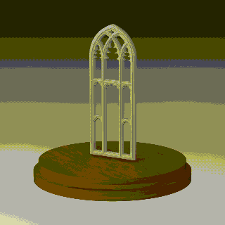 gotik valinin banyo Deniz Kızı pencere çerçeve dekor sihirbaz çekirdeği hogwarts kalesi Fantezi sanatı Cosplay aksesuar karanlık fantezi inek vensi Gotik mimari tasarımı denizkızı el yapımı büyü kilise rafı 3d print model - Mito3D