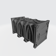 gothic shipping container game 40k terrain killteam arch 3d print model - Mito3D