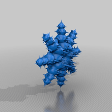 gothic snowflake art math 3d print model - Mito3D