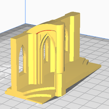 gothic style decoration 3d print model - Mito3D