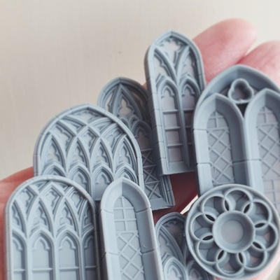 gotisch fenster 2 architektur rose rosette dom dekorativ kirche 3d print model - Mito3D